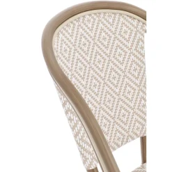 Silla de jardín Bizzotto SILVEIRA beige/blanco