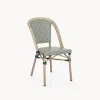 Silla de jardín Bizzotto SILVEIRA verde/blanco
