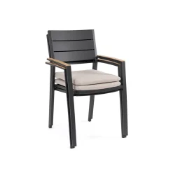 Silla de jardín Bizzotto ZELMAR antracita