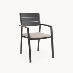 Silla de jardín Bizzotto ZELMAR antracita