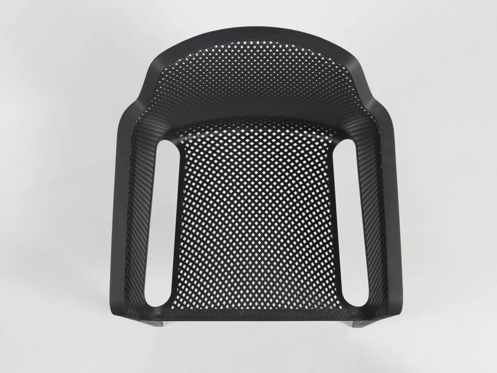 Silla de jardín Nardi NET taupe con brazos