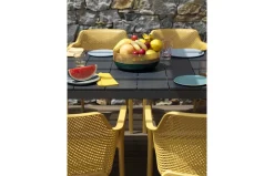 Silla de jardín Nardi NET taupe con brazos