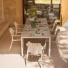 Silla de jardín Nardi TIBERINA beige con brazos
