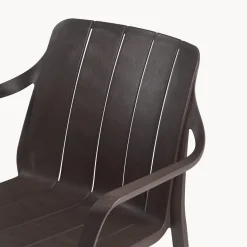 Silla de jardín Nardi TIBERINA beige con brazos