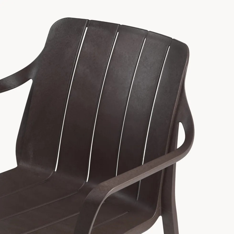 Silla de jardín Nardi TIBERINA beige con brazos