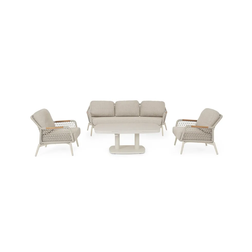 Sillón butaca de jardín Bizzotto EULERO gris
