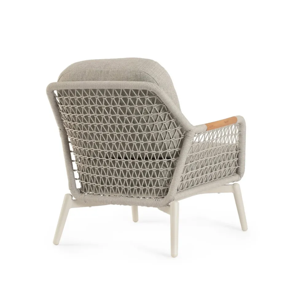 Sillón butaca de jardín Bizzotto EULERO gris
