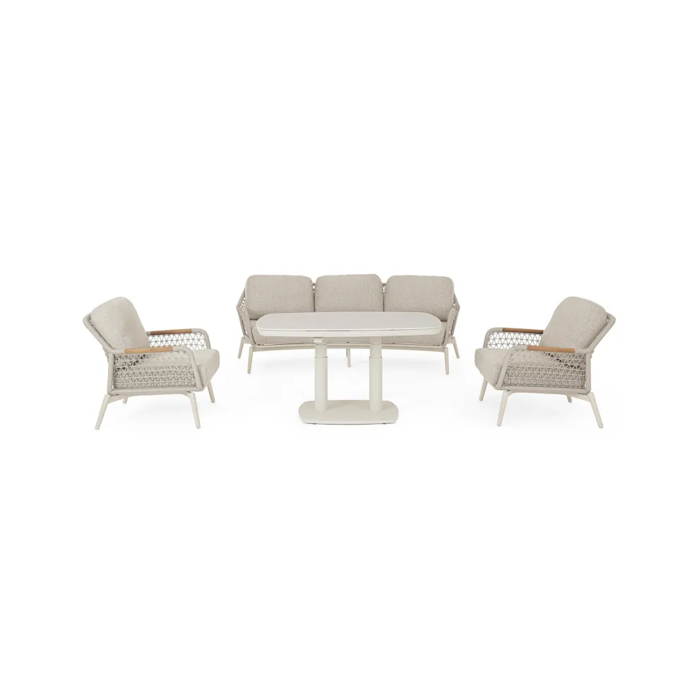 Sillón butaca de jardín Bizzotto EULERO gris