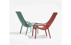 Sillón butaca de jardín Nardi NET LOUNGE gris pardo