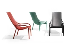 Sillón butaca de jardín Nardi NET LOUNGE gris pardo