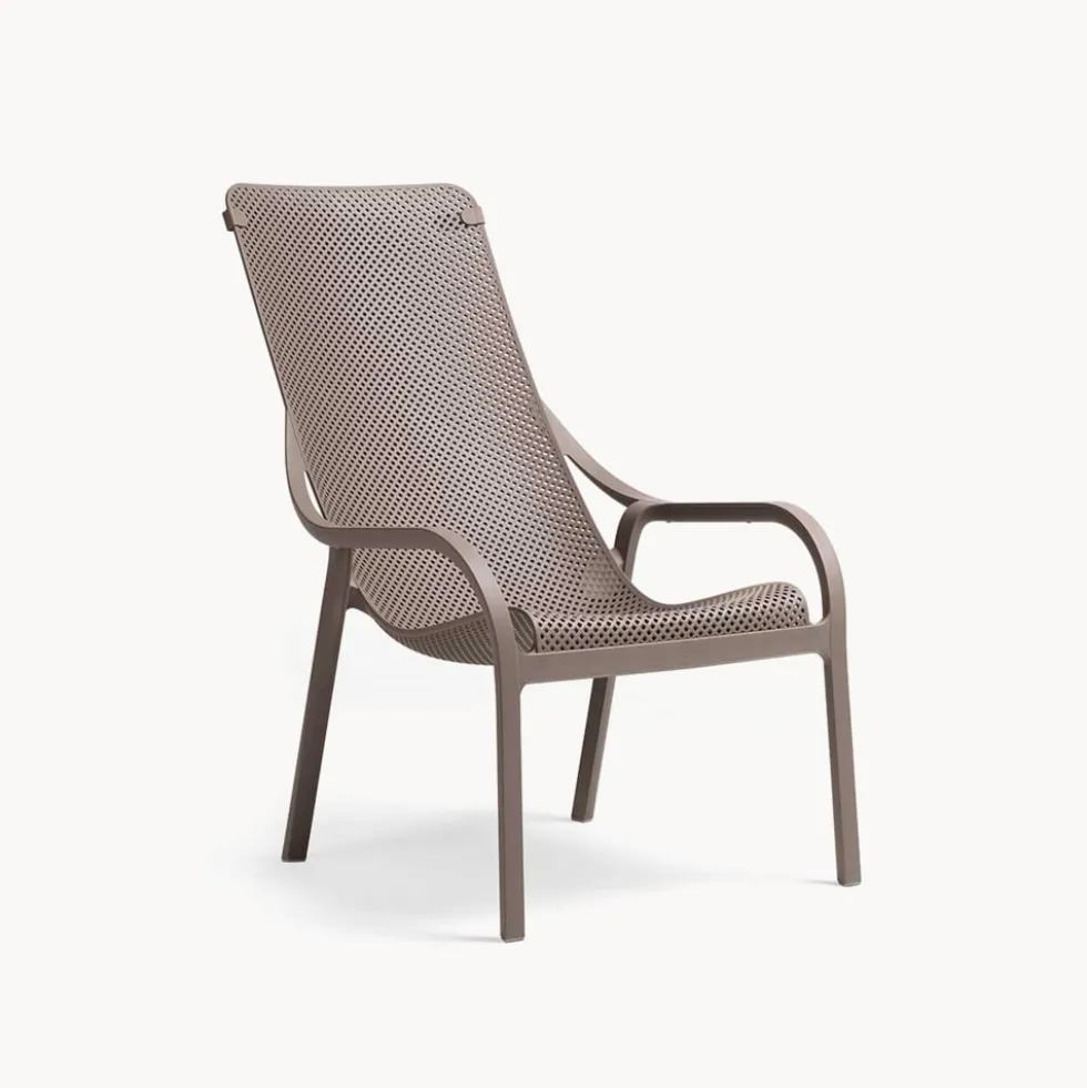 Sillón butaca de jardín Nardi NET LOUNGE gris pardo