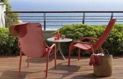 Sillón butaca de jardín Nardi NET LOUNGE gris pardo