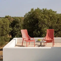 Sillón butaca de jardín Nardi NET LOUNGE corallo