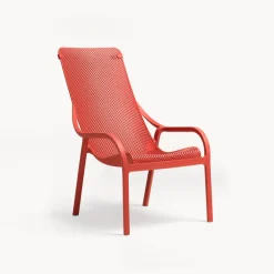 Sillón butaca de jardín Nardi NET LOUNGE corallo