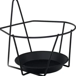 Soporte para maceta de pared Herstera antracita con plato