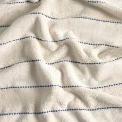 Toalla de manos de velour a rayas Meto
