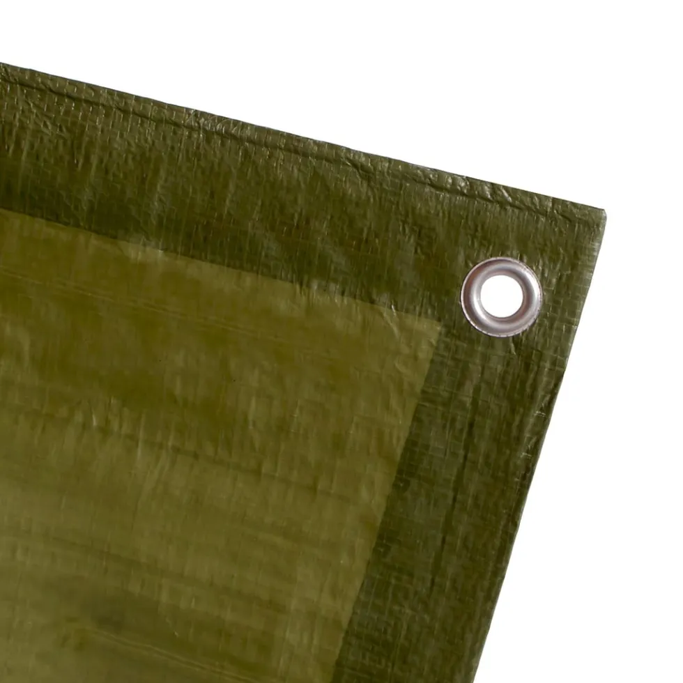 Toldo de protección reforzado verde