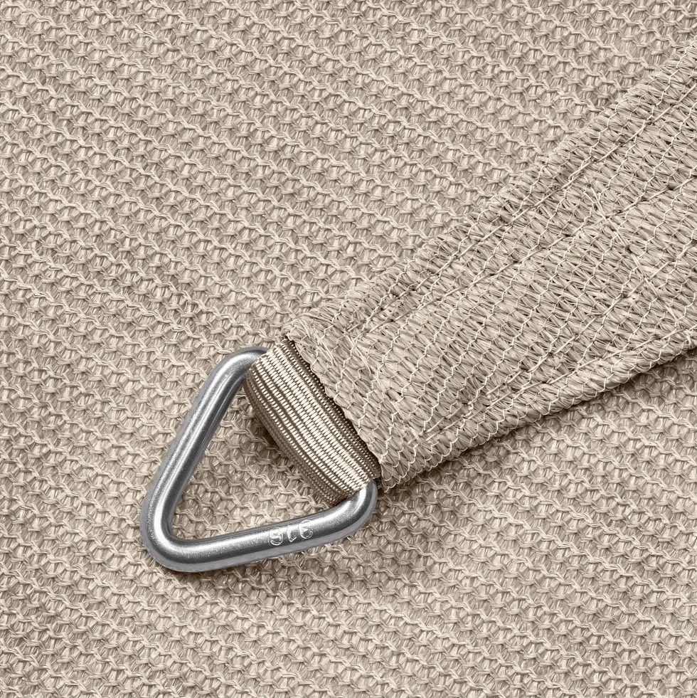 Toldo-vela de sombreo Platinum triangular greige