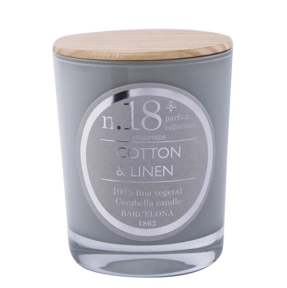 Vela perfumada Cerabella 18 Cotton & Linen