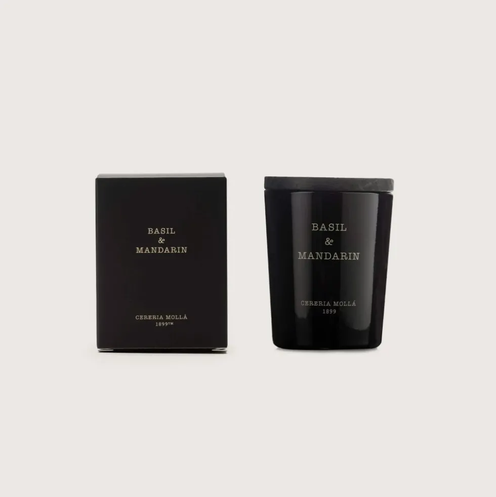 Vela perfumada Cerería Mollá Basil & Mandarin (70 gr)