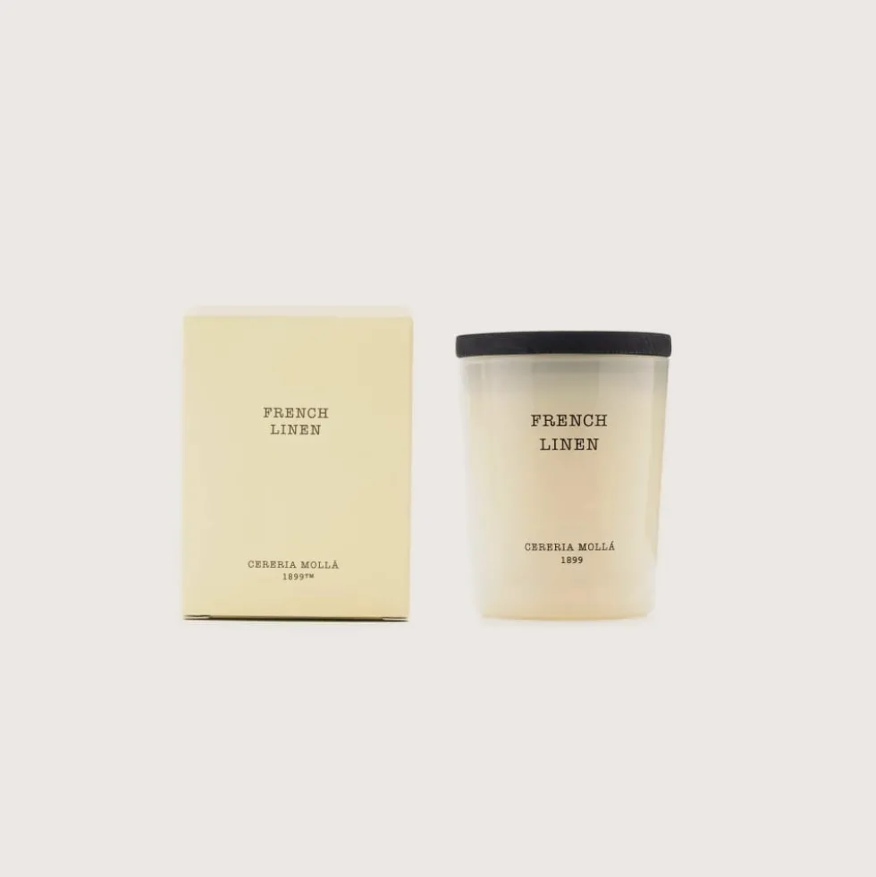 Vela perfumada Cerería Mollá French Linen (70 gr)