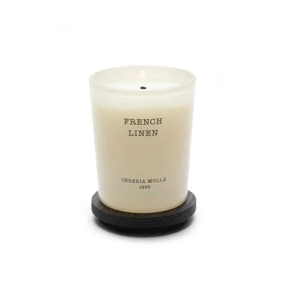 Vela perfumada Cerería Mollá French Linen (70 gr)
