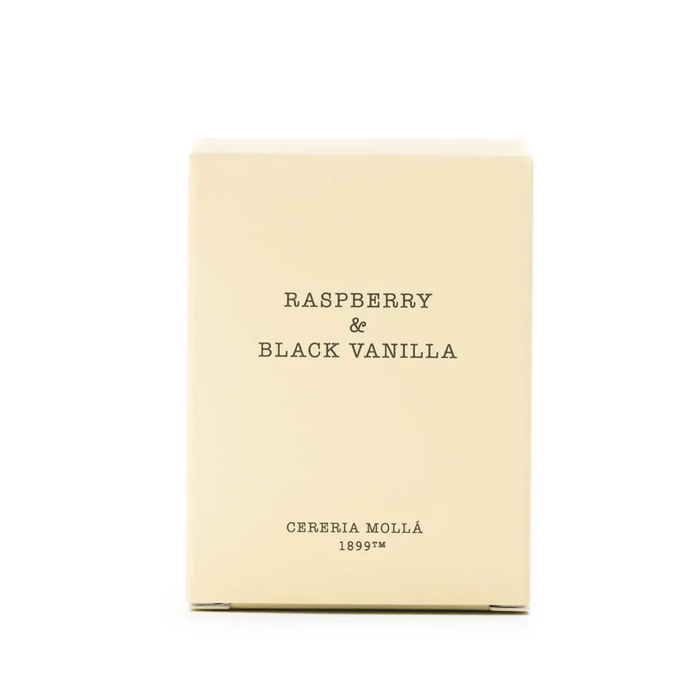 Vela perfumada Cerería Mollá Raspberry & Black Vanilla (70 gr)