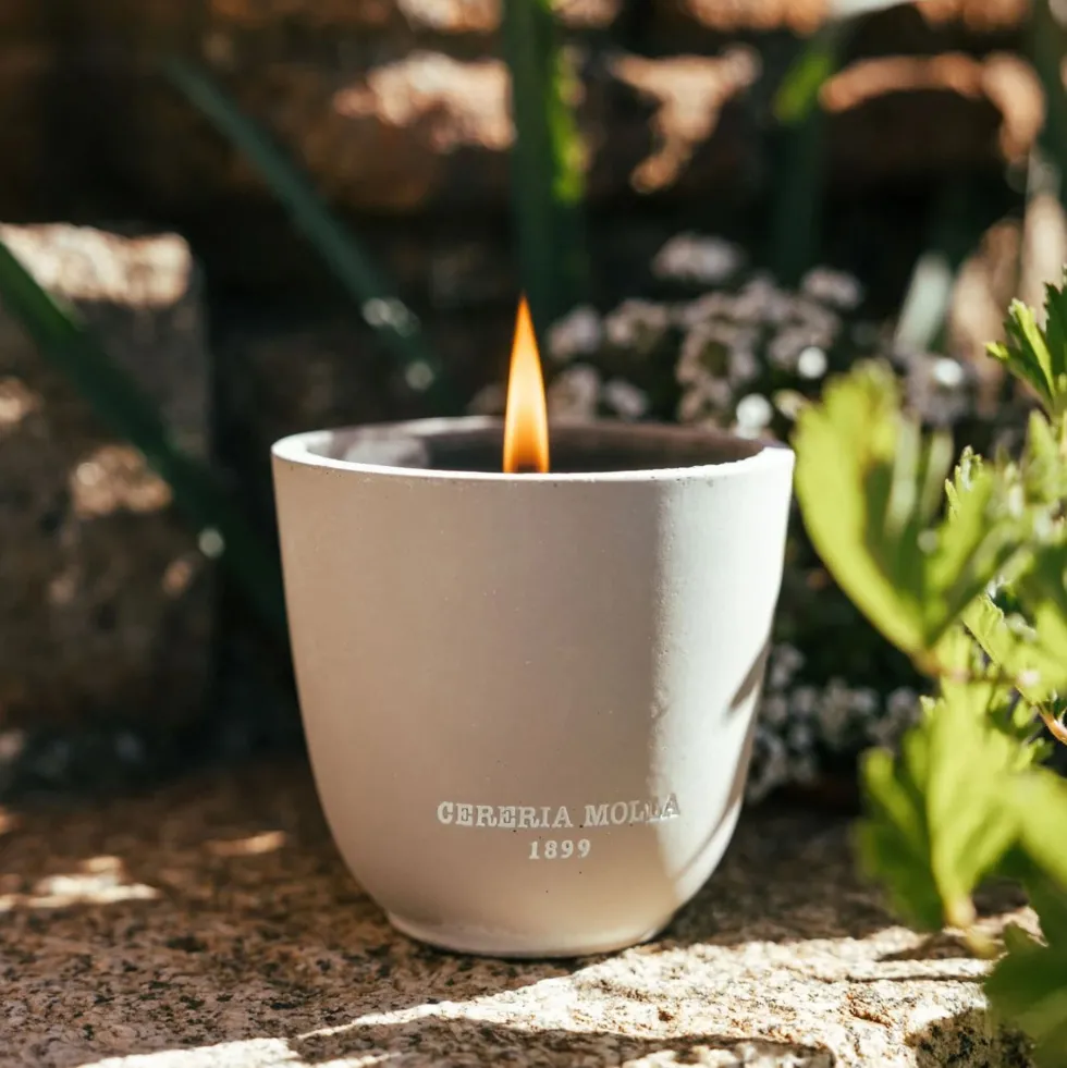 Vela perfumada Cerería Mollá Stone Citronella & Mint (550 gr)