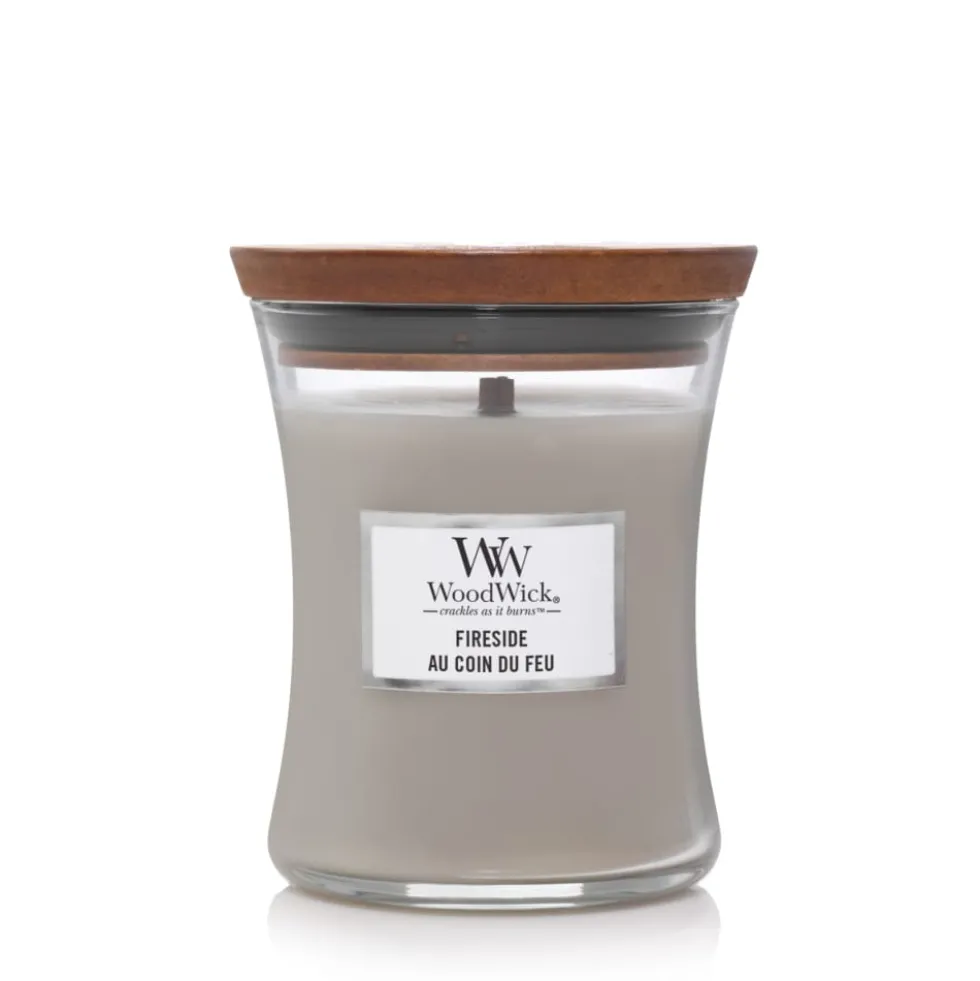 Vela perfumada WoodWick Core Fireside (Medium)