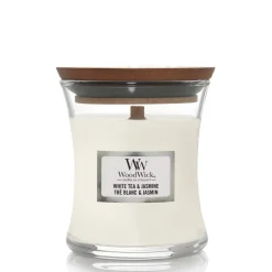 Vela perfumada WoodWick Core White Tea & Jasmine (Medium)