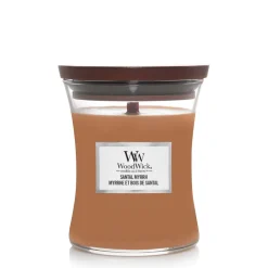 Vela perfumada WoodWick Core Santal Myrrh (Medium)