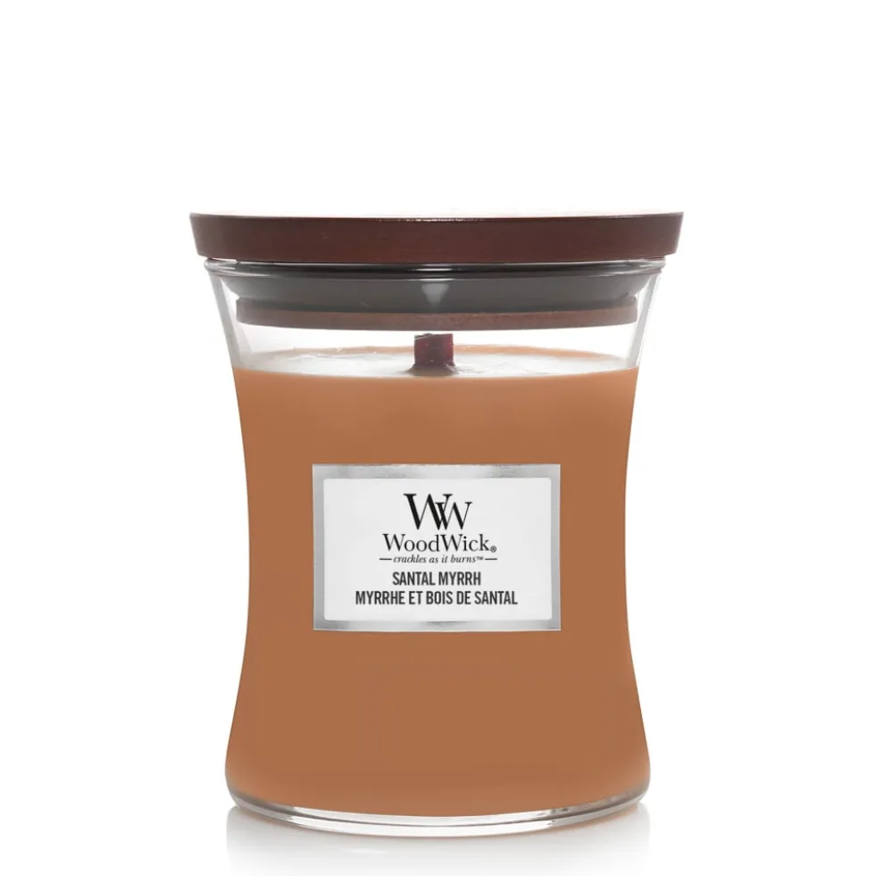 Vela perfumada WoodWick Core Santal Myrrh (Medium)