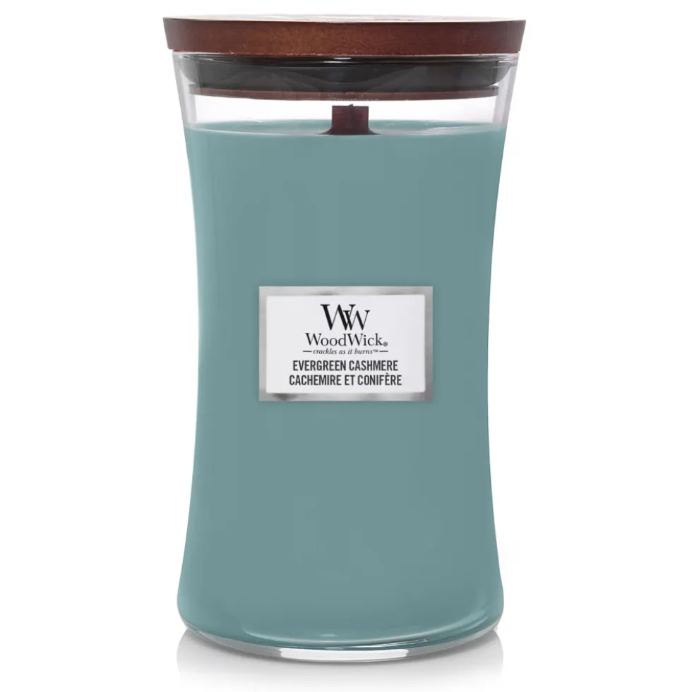 Vela perfumada WoodWick Core Evergreen Cashmere (Large)